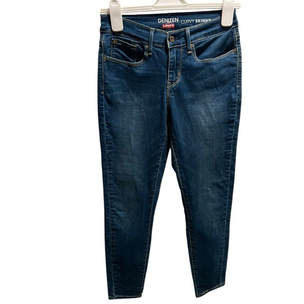 Denizen by Levi’s Curvy Skinny Jeans Size 4 W27 Dark Wash Stretch